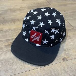 DGK Kids Star Pattern Cap - Black and White